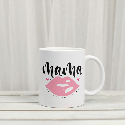 Introducing the Mama 11-ounce coffee mug, perfect for all the amazing mothers out there. Made with high quality ceramic and a generous 11-ounce size, this mug is both stylish and functional. Treat yourself or the special mama in your life to a joyful cup of coffee or tea.
