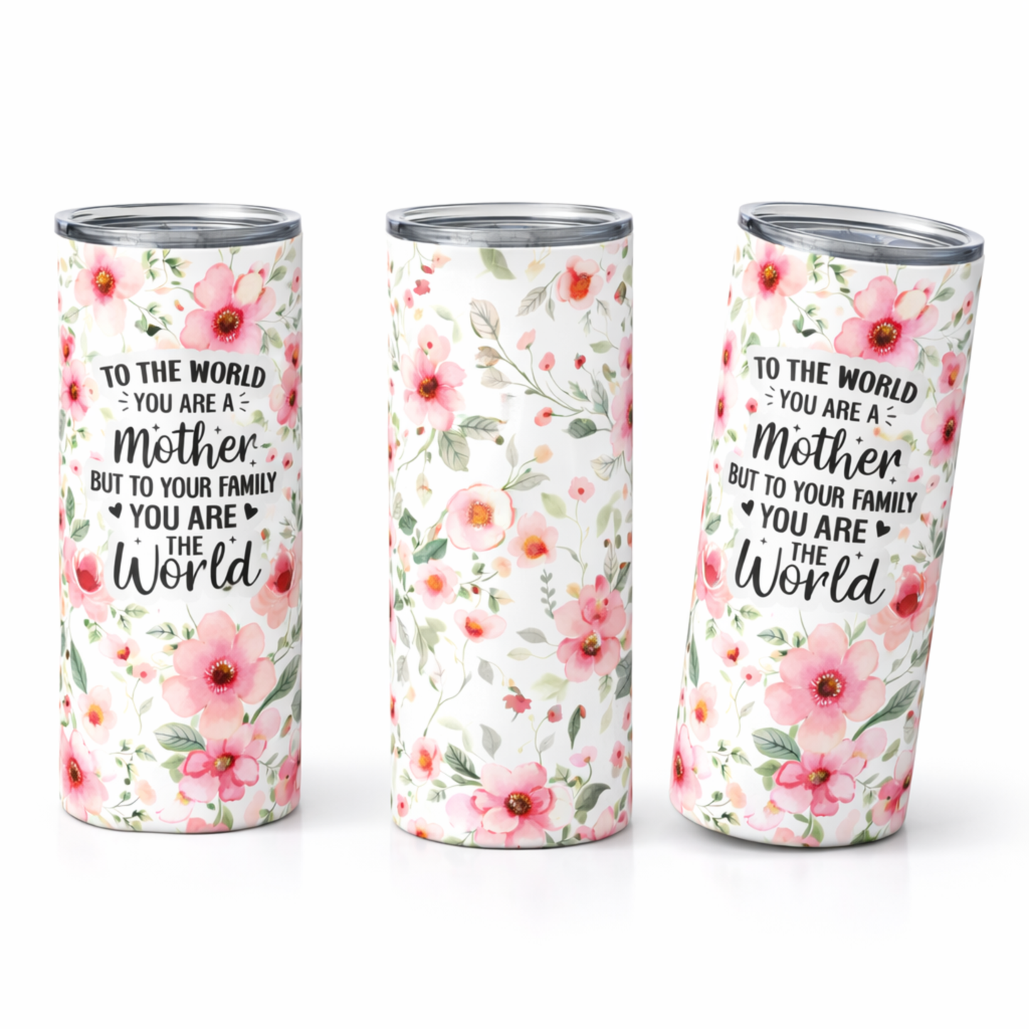 Mother Floral 20 oz Skinny Tumbler
