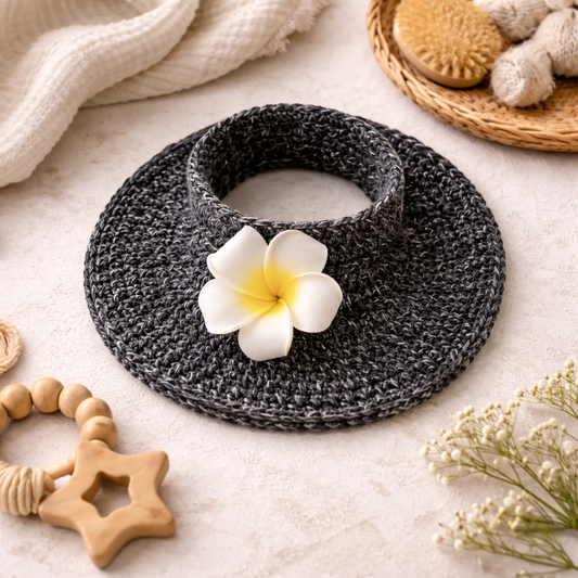 Handmade Crochet Newborn Papale (15”)