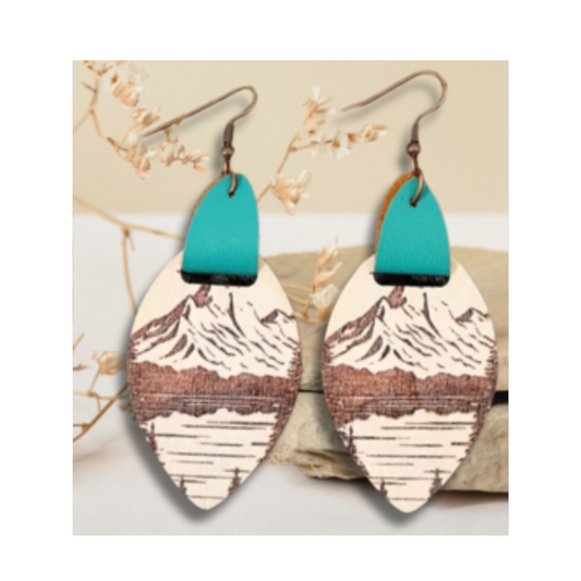 A timeless blend of simplicity and nature. Trendy and eco-friendly, these stylish earrings connect you to the outdoors effortlessly.