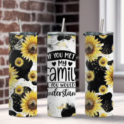 If You Met my Family 20 - Ounce Tumbler