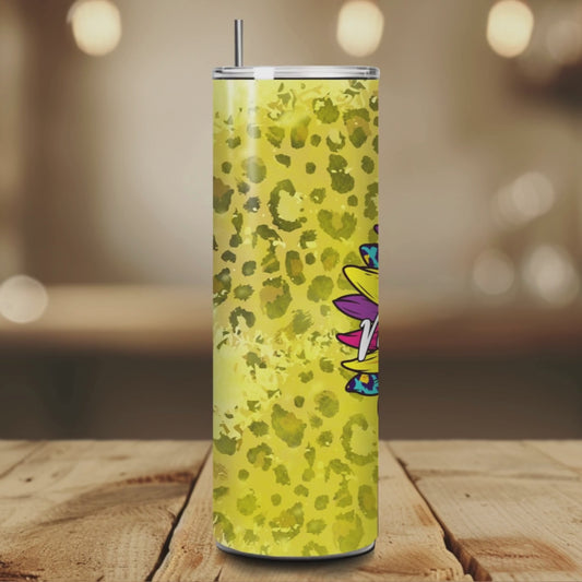 Leopard Momlife 20 Oz Mothers day Tumbler