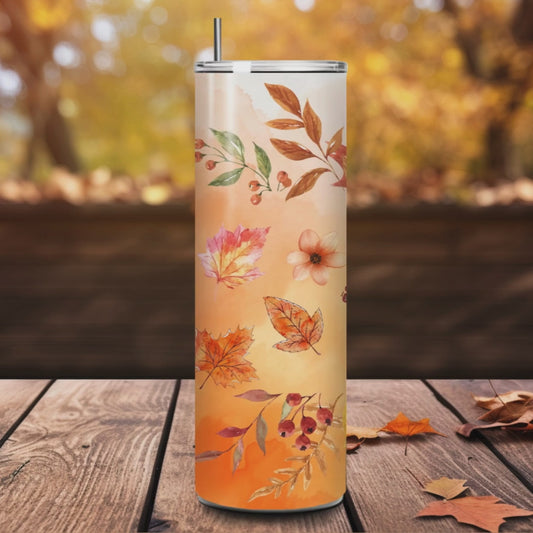 Show your gratitude this fall with our Thankful Grateful Blessed Tumbler. Keep your favorite drink hot or cold while spreading positive vibes. Perfect for the season of giving. Stay thankful, grateful, and blessed with every sip.