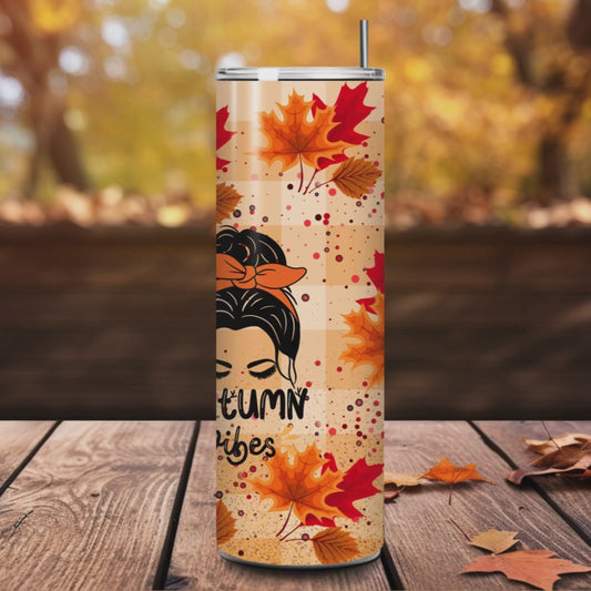 Autumn Vibes Fall Tumbler