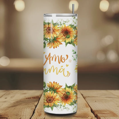Te Amo Mama Sunflower Mama 20 oz Mothers day Tumbler