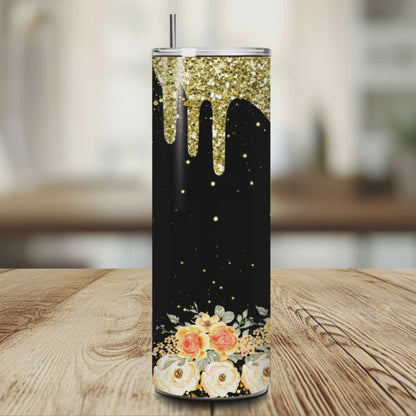 Black & Gold 20 - Ounce Tumbler